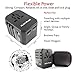 International Travel Power Plug Adapter: 3 USB Ports 33W, 8A Universal Outlet Charger with AC Plug, Small Multi Function Adaptor with 18W PD Smart Charging for Phone, Tablet, Laptop - EU, UK, AUS, USA