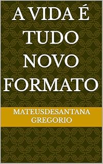 Livro a vida é tudo novo formato