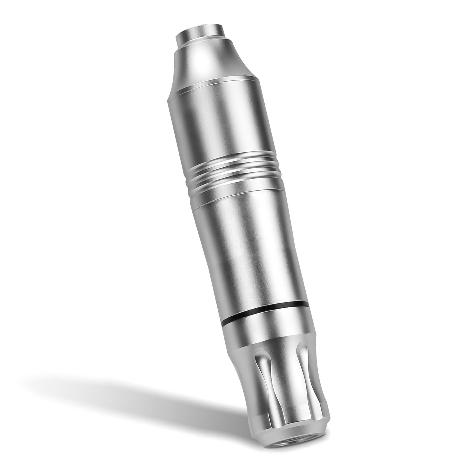 ATOMUS Rotary Tattoo Machine Tattoo Pen Cartridge Machine Gun Liner Shader with DC Cord 9000r/m Motor Zinc Alloy Tattoo Machine Kit for Body Art Tattoo(silver)