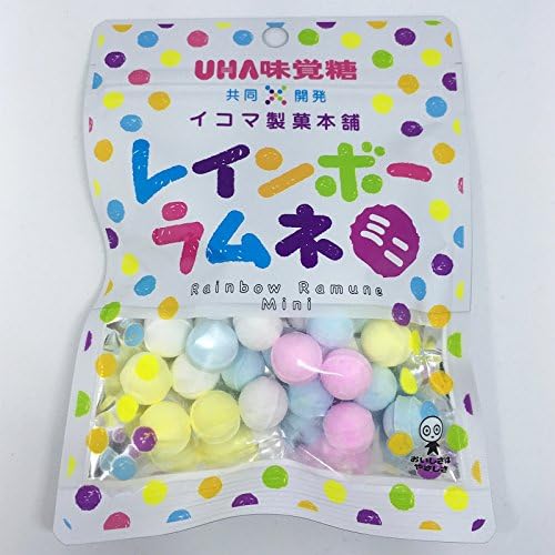 Amazon 関西限定 Uha味覚糖 レインボーラムネ ミニ 1箱 6p入り 40ｇ レインボーラムネミニ 駄菓子 通販