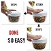 TOPULORS Manual Food Chopper Hand-Powered Food Chopper Compact Handheld Onion Chopper, Garlic Squeezer, Ginger Slicer, Pepper Cut, Herbs Chop, Cheeses Chopper Masher