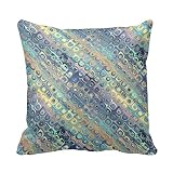 Decorative Pillows 18 X 18 Distorted Pattern Rippled Bokkeh Square Decorative Pillow Cover