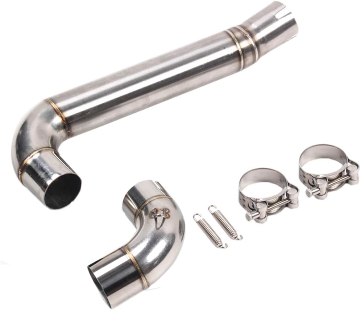 ISTUNT Motorcycle Modified Exhaust System 51mm 2inch Slip on Middle Link Pipe For Benelli 302 BN302