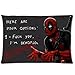 Deadpool Custom Rectangle Pillow Cases Pillowcase Covers Standard Size 20