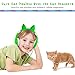 iClever BoostCare Wired Kids Headphones Cat-Inspired Over The Ear Headsets with 85 Volume Limited, Food Grade Silicon Material(HS09), Green