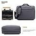 CoolBELL 15.6 Inches Convertible Laptop Messenger Bag Shoulder Bag Backpack Oxford Cloth Multi-Functional Briefcase for Laptop/MacBook / Tablet (New Grey)
