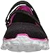 Skechers Kids Girls' Skech Flex II-Softie Sweets Sneaker, Black/Hot Pink, 2.5 M US Little Kid