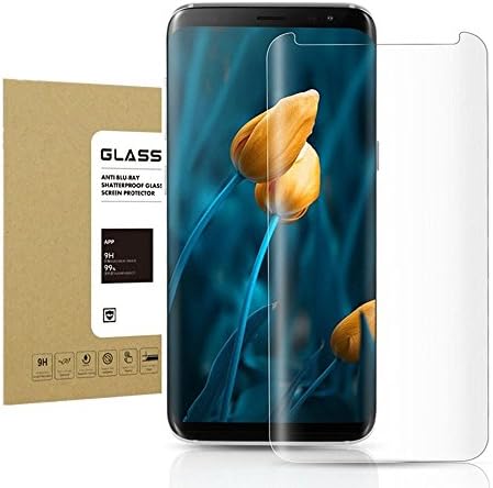 For Galaxy S8 Plus Tempered Glass Screen Protector,Webmi 9H Slim Anti-Fingerprint Oil Stain Scratch Coating Bubble Free Easy Install HD Clear Screen Protector for Samsung Galaxy S8 Plus