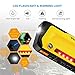 VicTsing   800A   Peak 18000mAh Car Jump Starter Power Bank with LCD Screen, LED Flashlight, Warning Light, Compass,Dual USB Charging