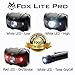 FOX LITE PRO Brightest LED Headlamp Combo. White & Red Light IPX5 Waterproof Head Lamp Torch. Camping Running Hiking DIY & Kids. Carabiner Flashlight Alert Whistle + Batteries + 100% Guarantee!