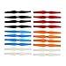 Coolplay Colorful Main Blades Propellers Spare Parts for Syma X8 X8C X8W X8G X8 Series 2.4G RC Quadcopter- Upgraded 5 Color