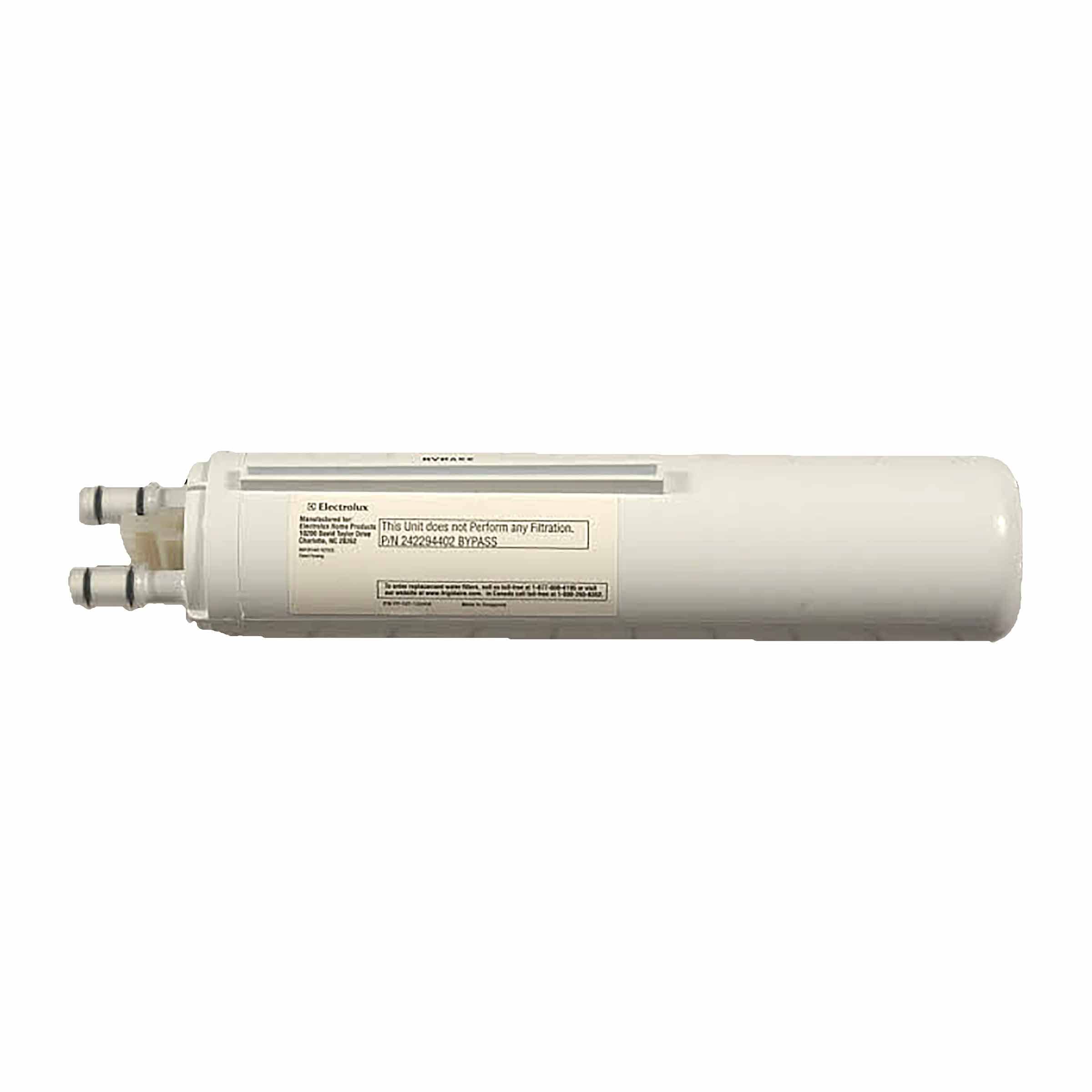 Photo 1 of Frigidaire 242294402 Water Filter Bypass Plug, White