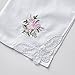 RDS HANKYTEX Cotton Embroidery Ladies' Handkerchiefs Lace Set of 6