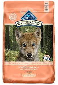 BLUE Wilderness Puppy Large Breed Grain-Free Chicken Dry Dog Food 24-lb BLUE Wilderness Puppy Large Breed Grain-Free Chicken Dry Dog Food 24-lb