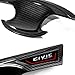 Thenice for 10th Gen Civic Carbon Fiber Grain Exterior Door Handle Bowl Cover Trims for Honda Civic 2016 2017 2018 2019 2020 2021 -No logo