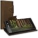 kalibri Case Compatible with Sony Xperia XA1 Ultra - Case Real Leather Book Style Protective Cover with Card Slot - Brown