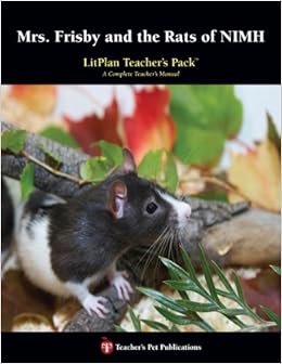 Mrs Frisby And The Rats Of Nimh Litplan A Novel Unit Teacher Guide With Daily Lesson Plans Litplans On Cd Mary M Magno 9781602490857 Amazon Com Books