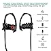 Wireless Bluetooth Running Headphones Sports Earphones with Mic, Bass Stereo Headset, IPX7 Sweatproof and Noise Cancelling Earbuds by Accering