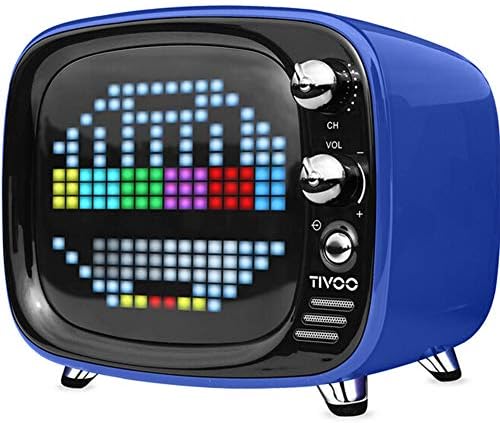 FWRSR Portable Tivoo DSP-Tuned Retro Style Bluetooth Speaker, Bass Sound Box TF Card USB Speakers Hands Free Portable Wireless Speaker
