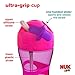 NUK Ultra Grip Straw Sippy Cup, Pink, 13oz 1pk