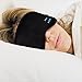 Sleep Headphones,Lavince Wireless Bluetooth Headphones Music Travel Sleeping Headset 4.2 Bluetooth Eye Mask Handsfree Sleep Eye Shades Built-in Speakers Microphone Washable Black