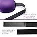 Eye Mask for Sleeping, Woman Sleep Mask, Patented Design 100% Blackout Eye Mask, 3D Contoured Comfortable Eye Cover & Blindfold, Great for Travel/Nap/Night's Sleeping (Medium-Purple)