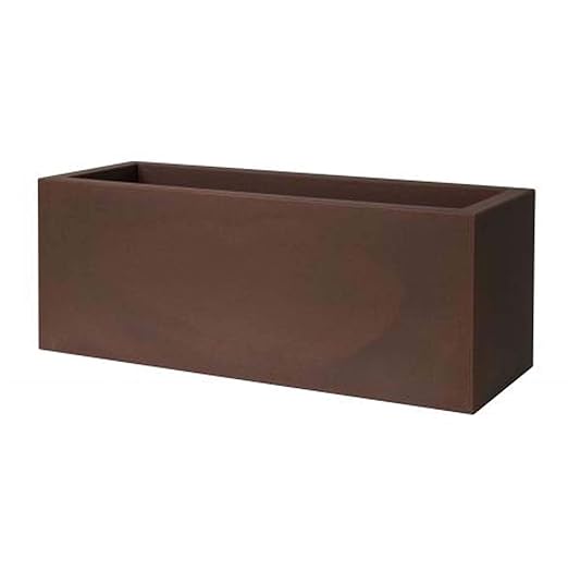 EURO3PLAST 2548 G9 Caja para Flores y Plantas, Gris, 100 x 40 x 40 cm: Amazon.es: Jardín