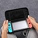 Gamemyse Case for Nintendo Switch Protective, Portable Multi-Function Hard EVA Pouch Storage Bag Carrying Case with 10 Game Cartridge Holders & Stand For Nintendo Switch Console &Accessories – Blackthumb 3