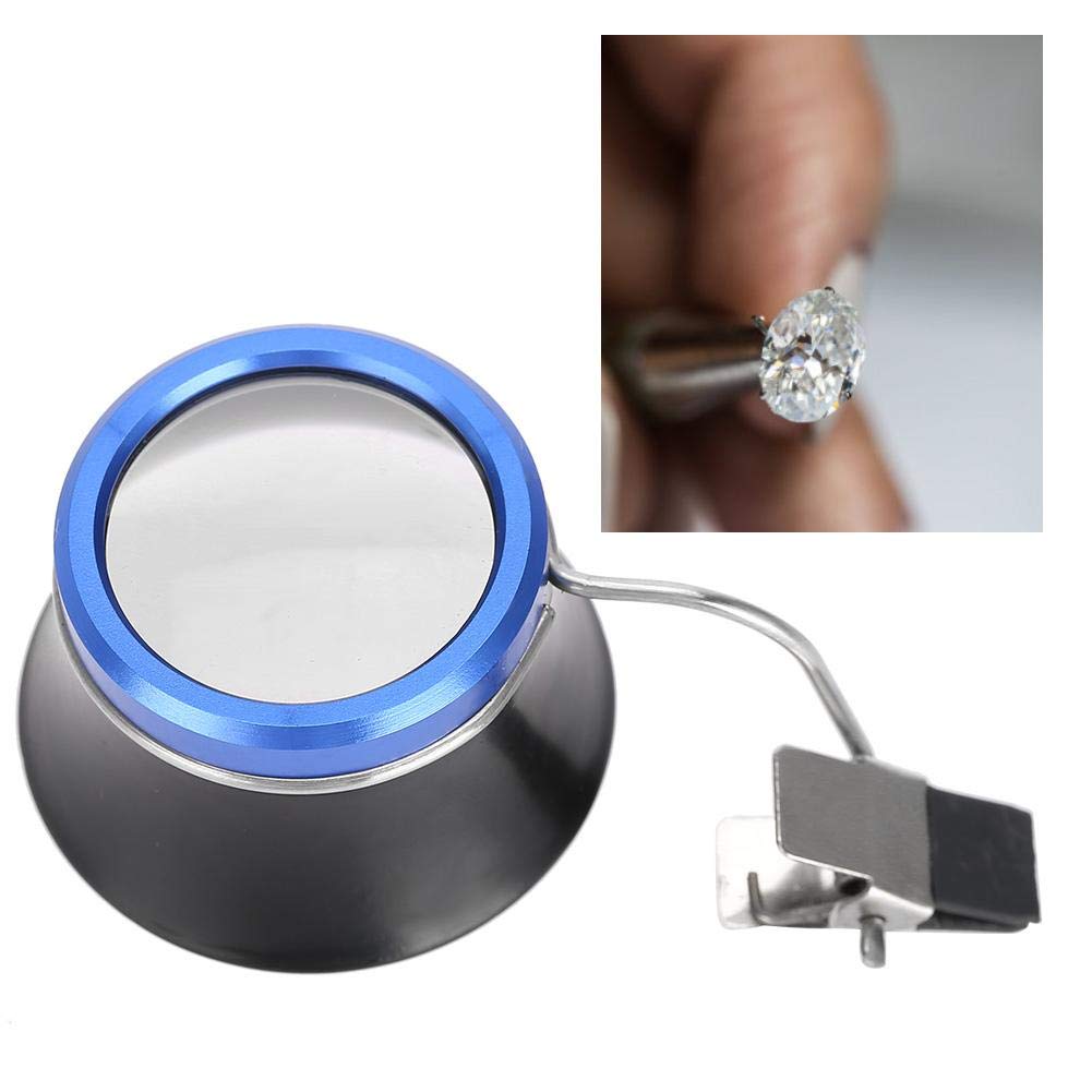 Life Clip-On 10X Magnifying Glass Loupe for Jewelry, Gems, Coins, Watches, Hobbies, Antiques, Models, Photos