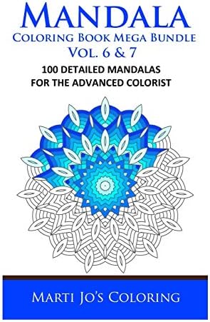 Mandala Coloring Book Mega Bundle Vol. 6 & 7: 100 Detailed Mandala Patterns