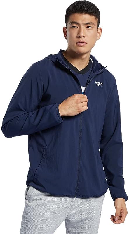 ID Train Woven Jacke Giacca da uomo, Blu (Vecnav), L