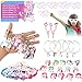 Unicorn Party Supplies Birthday Party Favors 67pcs Unicorn Theme Sets Includes Unicorn Masks Hairpins Necklaces Keychains Bracelets Rings - Novelty Decoration Toys Rainbow Prize Gifts for Kids Girl