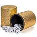 Yellow Mountain Imports Casino Liar's Dice Golden Cup Shaker Bluffing Game, 4 Cups and 20 Dice (1.6 Centimeters)