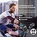 Wireless Earbuds, OYRGCIK Bluetooth Headphones 5.0 Mini Stereo Headset with Microphone In Ear Sport Sweatproof Earphones with Charging Case for iPhone XS Max XS X 8 7 Plus Samsung Android Smart Phones