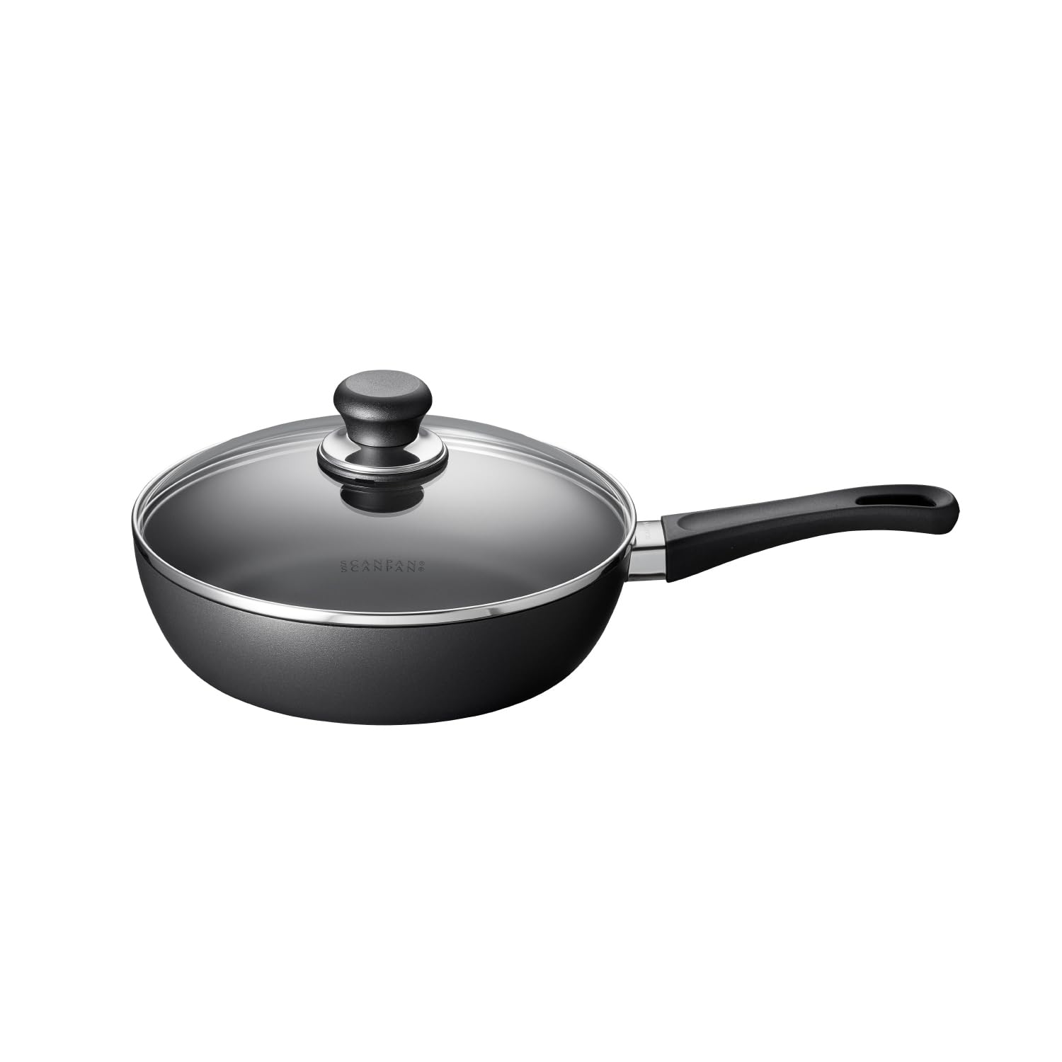 SCANPAN Saute Pan, Cast Aluminium, Black
