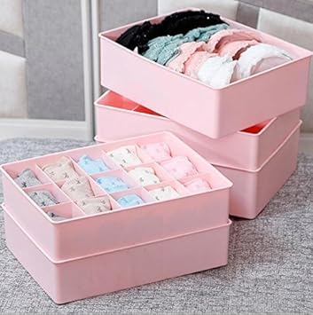 Urdhvamurti 15 Grid Plastic Organizer Box Underwear Storage Box