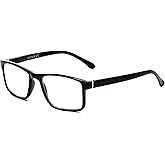 Medspex Blue Light Blocking Reading Glasses Men Women Designer Rectangular Computer Readers Trendy Durable Modern Eyeglass