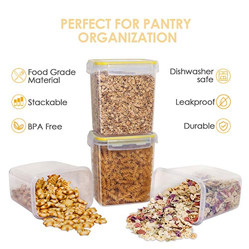 Vtopmart Airtight Food Storage Containers 12 Pieces 1.5qt / 1.6L Plastic BPA Free Kitchen