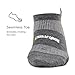 Feetures High Performance Ultra Light Cushion Ankle Sock - No Show Socks for Women & Men with Heel Tab - Heather Gray, M (1 Pair)