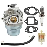 Harbot Carburetor+Fuel Filter+Spark Plug+Rebuild Gasket kit for Honda GCV160 GCV160A Engine HRB216 HRR216 HRS216 HRT216 HRZ216 Lawn Mower