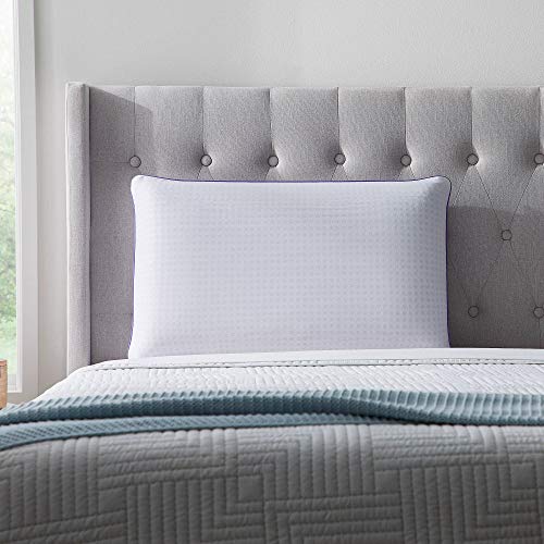 LUCID Lavender Scented Soothing Plush Memory FoamSide, Back, and