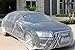TopSoon Clear Plastic Car Cover with Elastic Band Disposable Car Cover Plastic Auto Cover Waterproof Universal Fit 22-Feet by 12-Feet