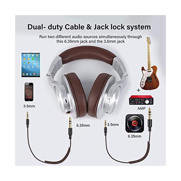 OneOdio-A70-Over-Ear-Bluetooth-Headphones-Foldable-Wireless-and-Wired-Headset-with-Microphone-Professional-Studio-Monitor-Mixing-Headphones-for-TVPCPhone OneOdio A70 Over Ear Bluetooth Headphones, Foldable Wireless and Wired Headset with Microphone, Professional Studio…