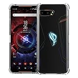 ASUS ROG Phone 2 Case, ROG Phone 2 Case Clear, Scratch Resistant TPU Rubber Transparent Bumper Ultra Slim Soft Skin Silicone Protective Case Cover for ASUS ROG Phone 2 Gaming Phone 2019