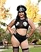 iHeartRaves Suspender High Waisted Rave Booty Shorts Black Small