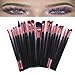 20 Pieces Makeup Brush Set Rose Gold Professional Eye Shadow Eyeliner Blending Tool by Grimm Hair