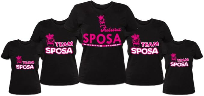 pacchetto magliette addio al nubilato