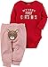 Carter's Baby My 1st Christmas Reindeer 2-Piece Bodysuit Pants Set 9 Months Red