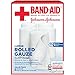 Band Aid Brand of First Aid Products Flexible Rolled Gauze Dressing for Minor Wound Care, Soft Padding and Instant Absorption, 4 Inches by 2.1 Yards, Value Pack 5 ct