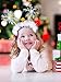 JOVITEC 6 Pack Christmas Snowflake Headbands Cute Head Boppers for Girls Xmas Holiday Bands Decor for Winter Themed Party(White)